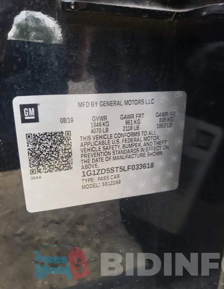 1G1ZD5ST5LF033618 Photo# 10