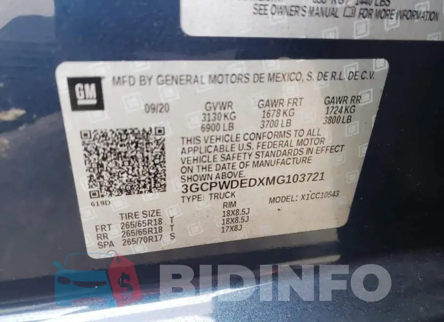 3GCPWDEDXMG103721 Photo# 10