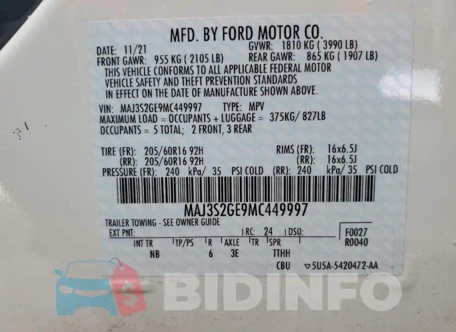 MAJ3S2GE9MC449997 Photo# 10