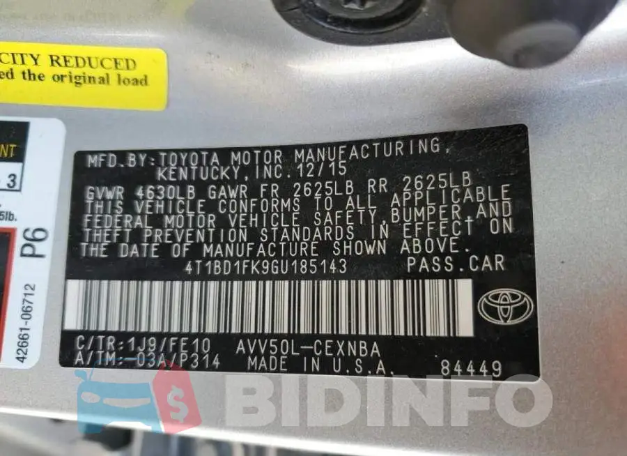 4T1BD1FK9GU185143 Photo# 10
