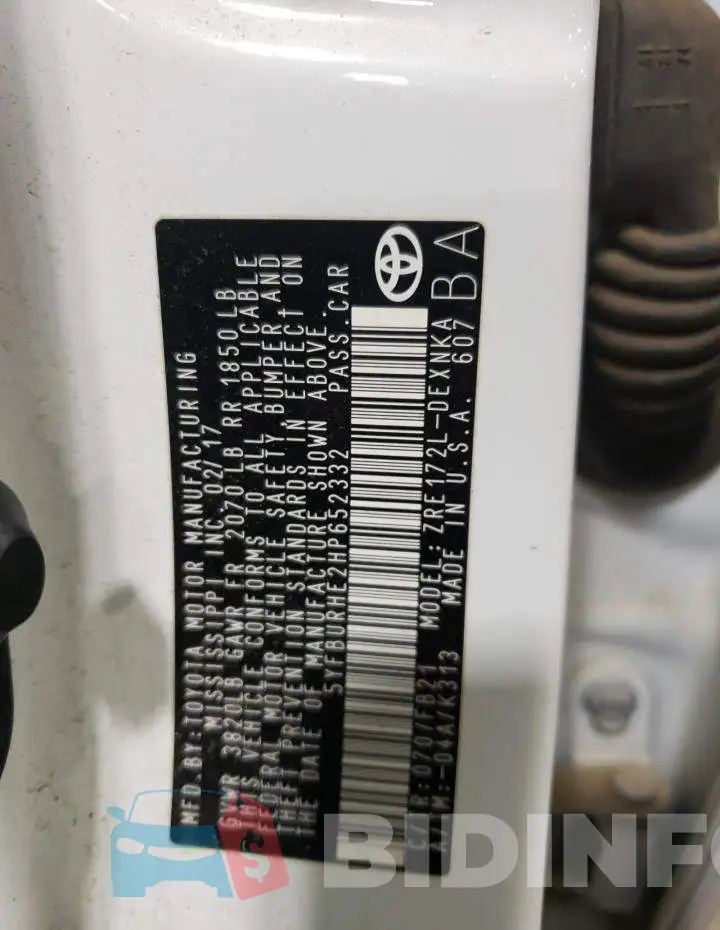 5YFBURHE2HP652332 Photo# 10