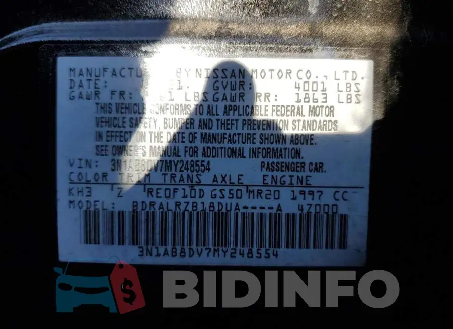 3N1AB8DV7MY248554 Photo# 10