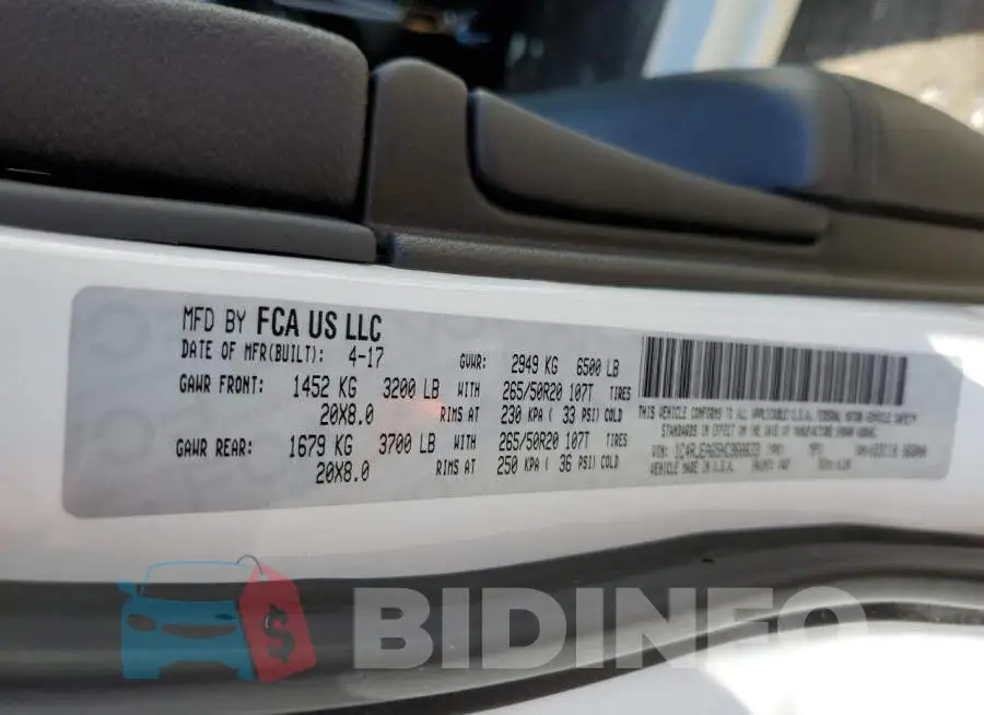 1C4RJEAG5HC868633 Photo# 10