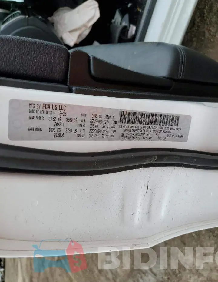 1C4RJFBG4KC702101 Photo# 10