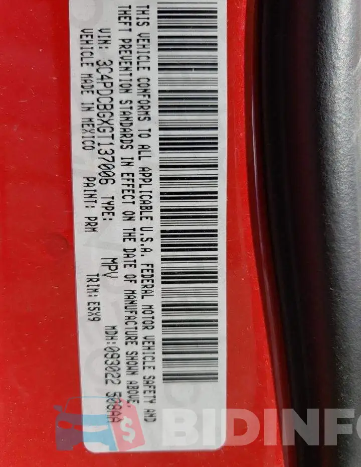 3C4PDCBGXGT137006 Photo# 10