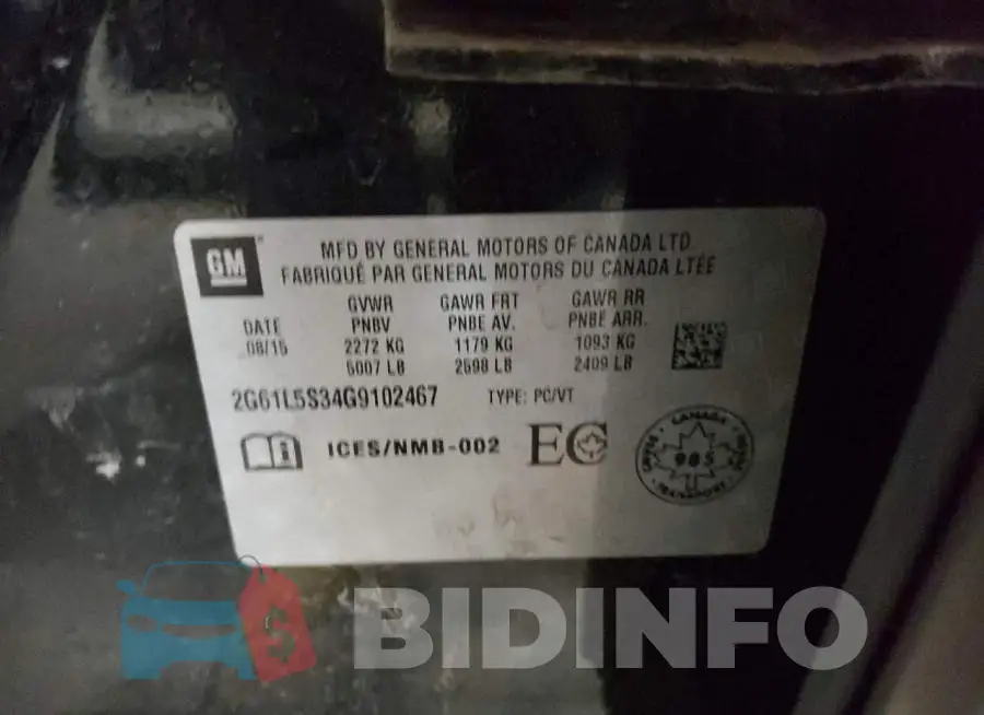 2G61L5S34G9102467 Photo# 10