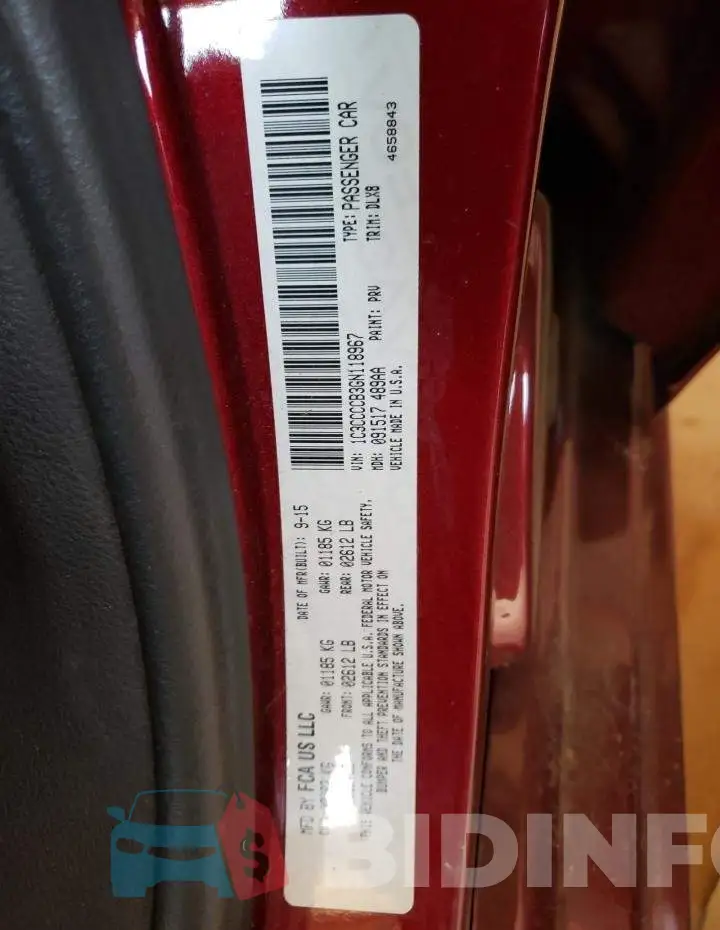 1C3CCCCB3GN118967 Photo# 10