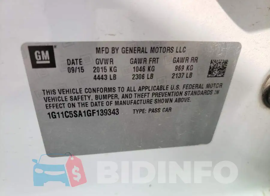 1G11C5SA1GF139343 Photo# 10