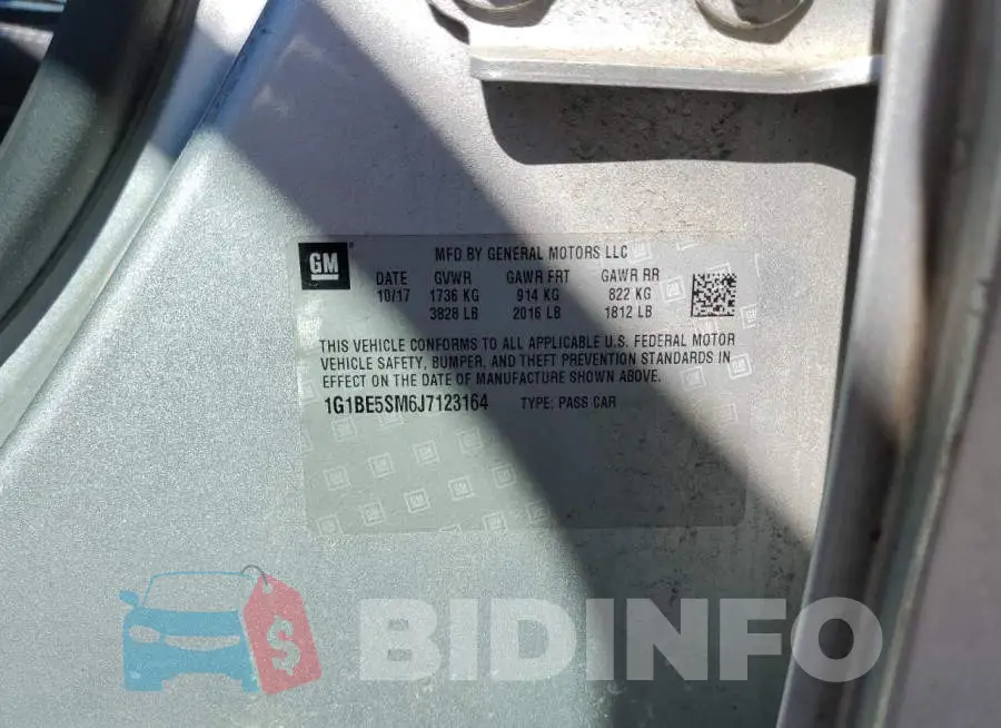 1G1BE5SM6J7123164 Photo# 10