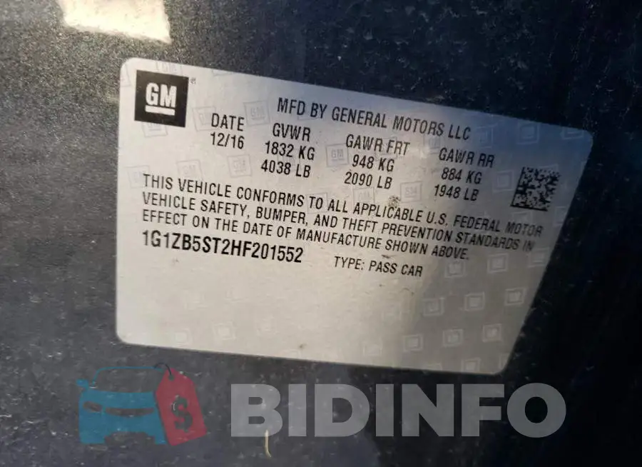 1G1ZB5ST2HF201552 Photo# 10