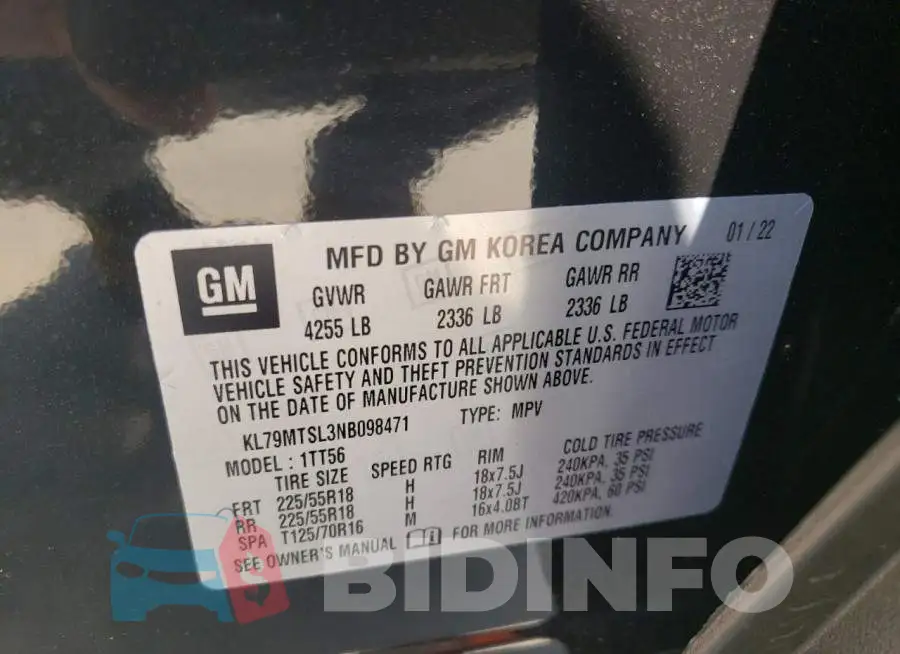 KL79MTSL3NB098471 Photo# 10