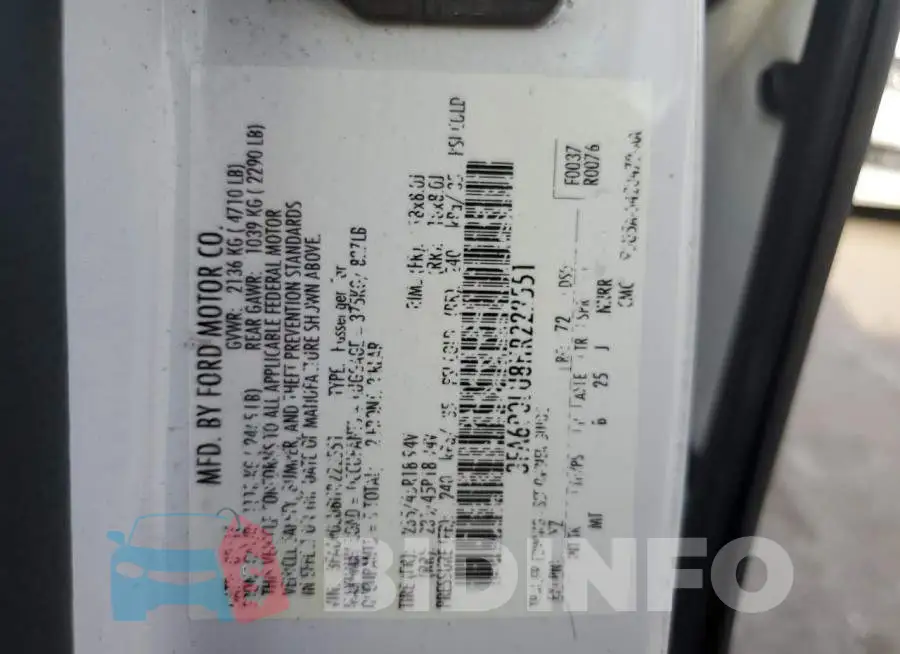 3FA6P0LU8HR222551 Photo# 10