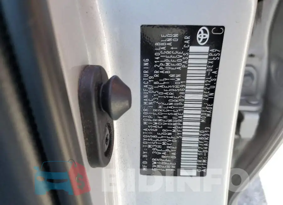 5YFEPRAE1LP028691 Photo# 10