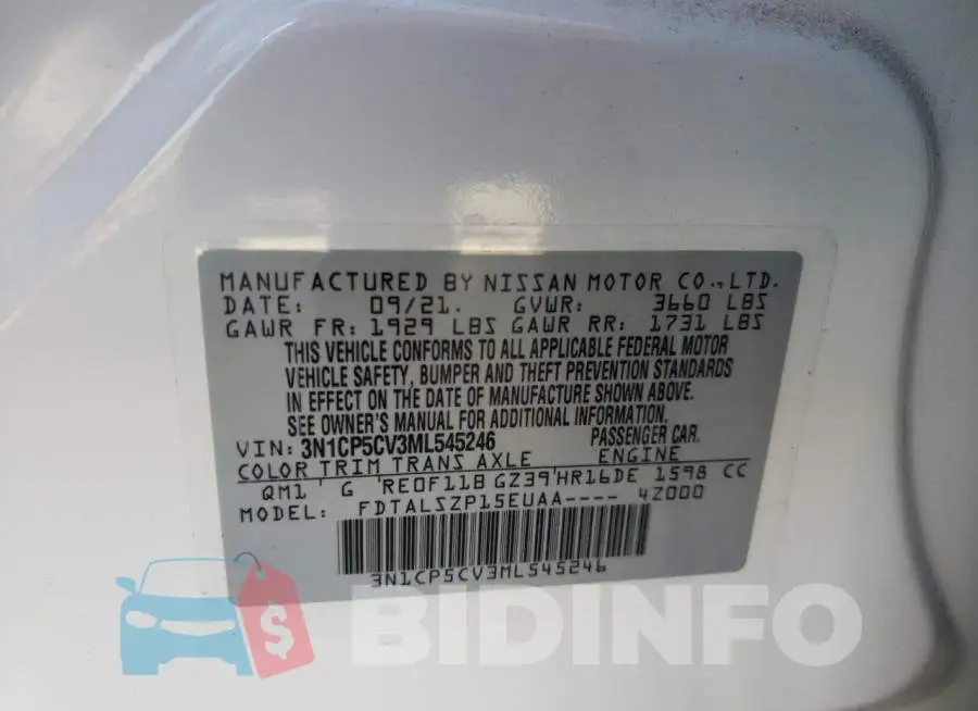 3N1CP5CV3ML545246 Photo# 10