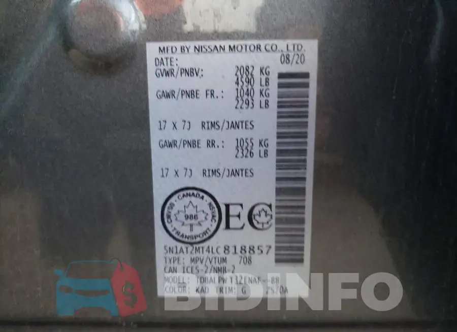 5N1AT2MT4LC818857 Photo# 10