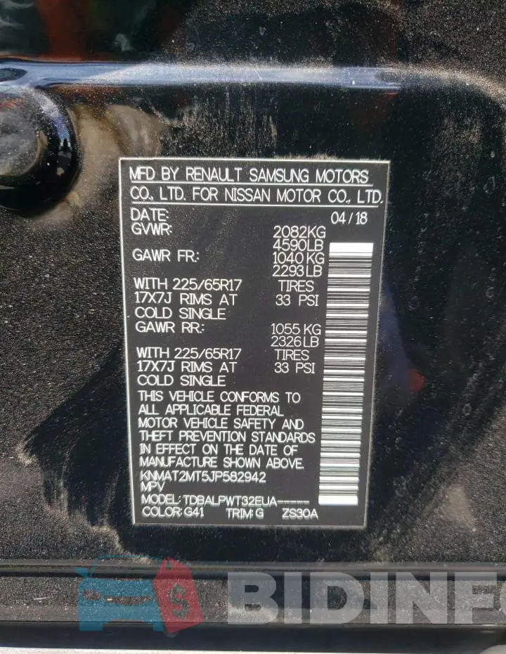KNMAT2MT5JP582942 Photo# 10
