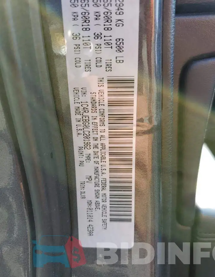 1C4RJEBG0LC201962 Photo# 10
