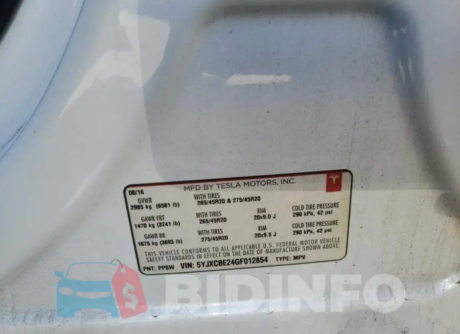5YJXCBE24GF012854 Photo# 10