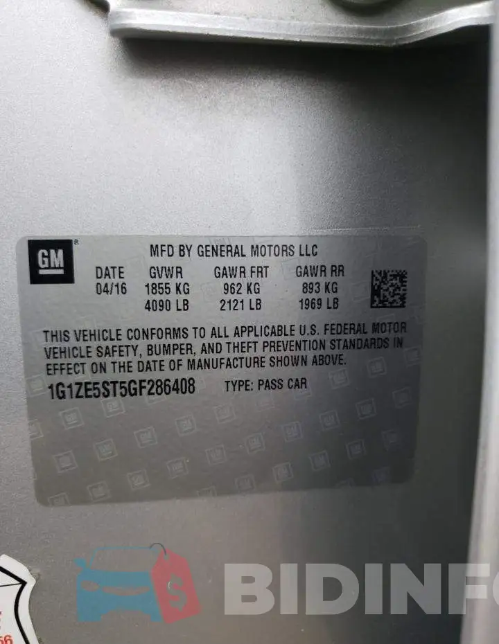 1G1ZE5ST5GF286408 Photo# 10