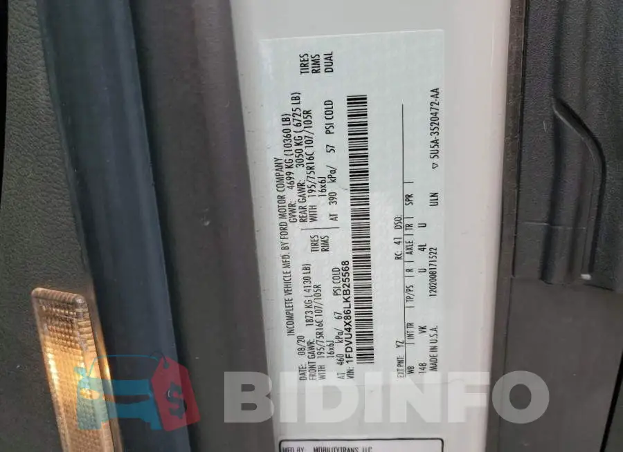 1FDVU4X86LKB25568 Photo# 10