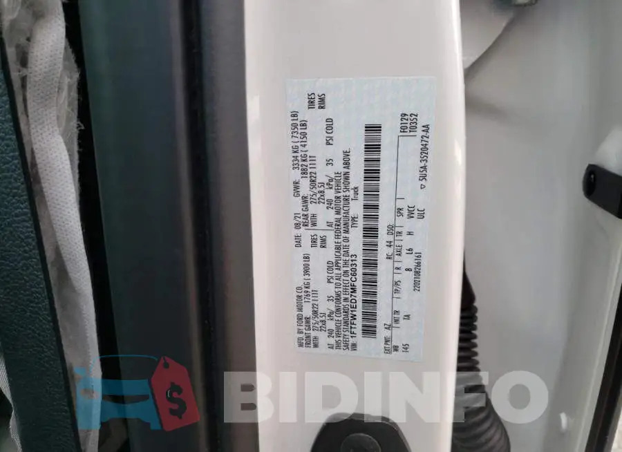 1FTFW1ED7MFC60313 Photo# 10