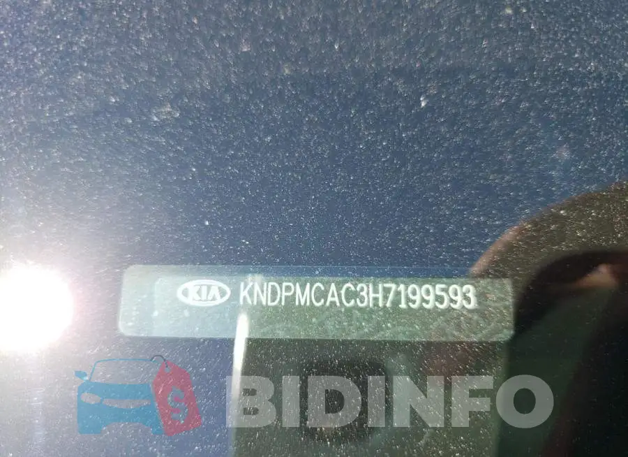 KNDPMCAC3H7199593 Photo# 10