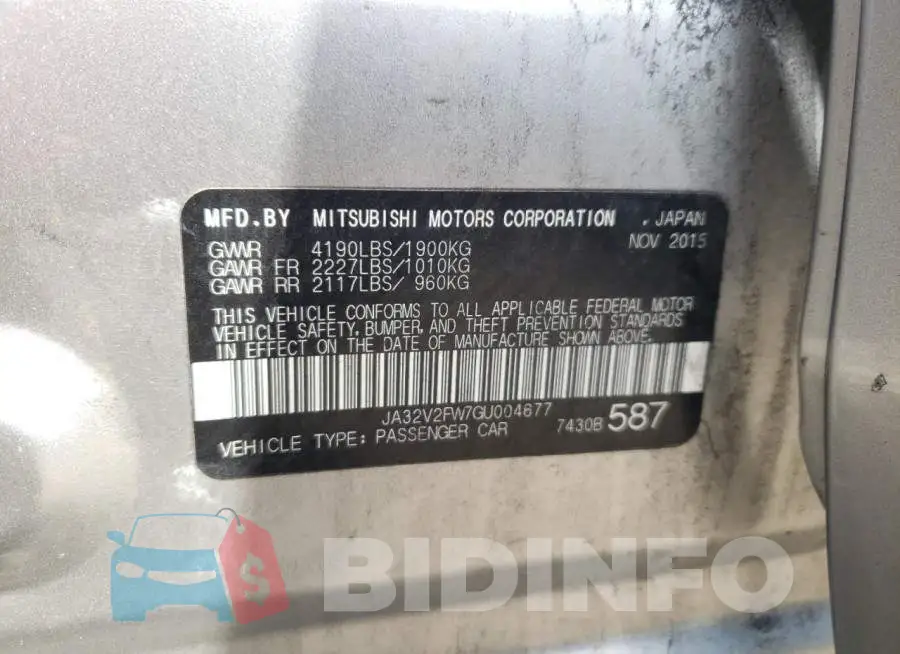 JA32V2FW7GU004677 Photo# 10