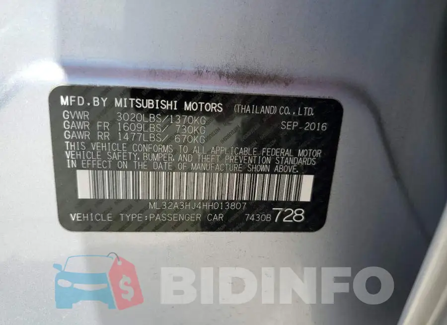 ML32A3HJ4HH013807 Photo# 10