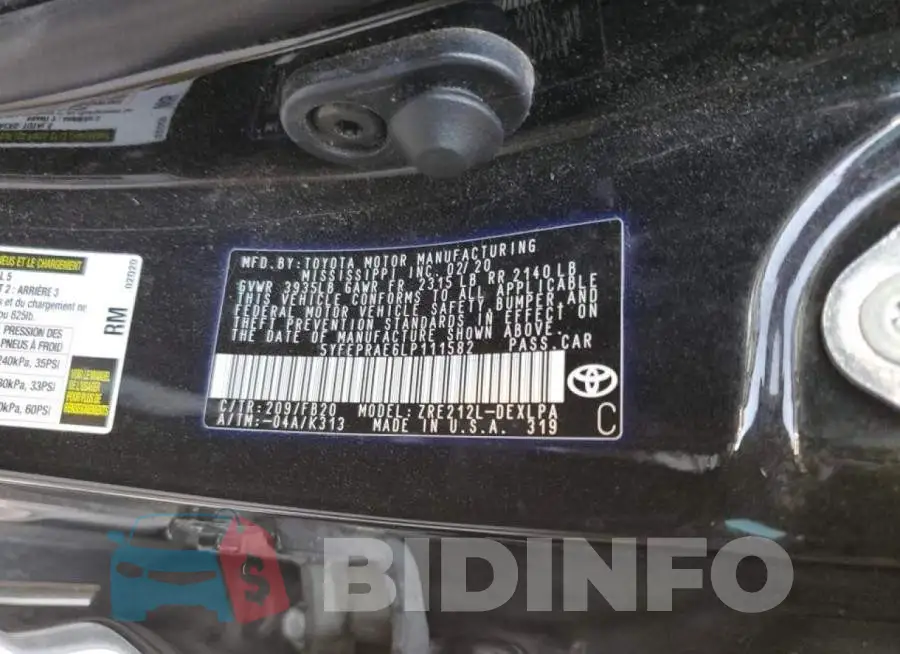 5YFEPRAE6LP111582 Photo# 10