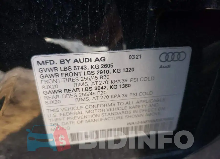 WA124AFY6M2076083 Photo# 10