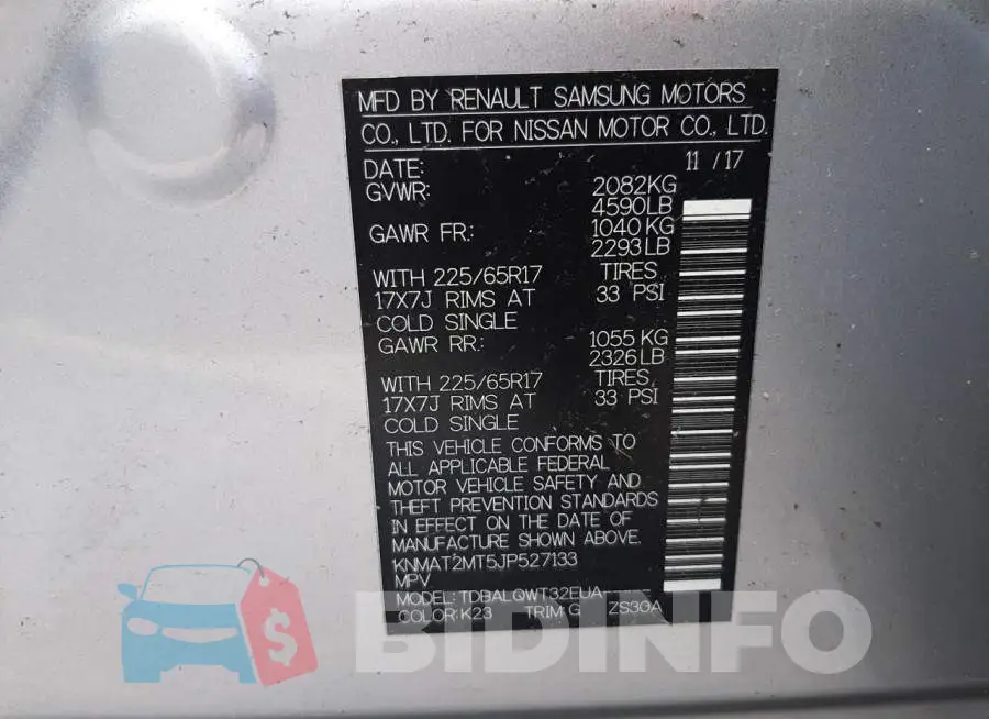 KNMAT2MT5JP527133 Photo# 10