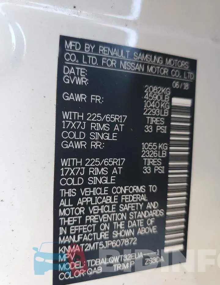 KNMAT2MT5JP607872 Photo# 10