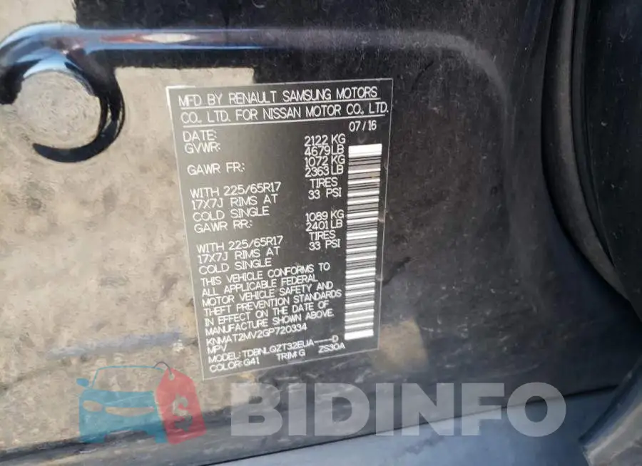 KNMAT2MV2GP720334 Photo# 10