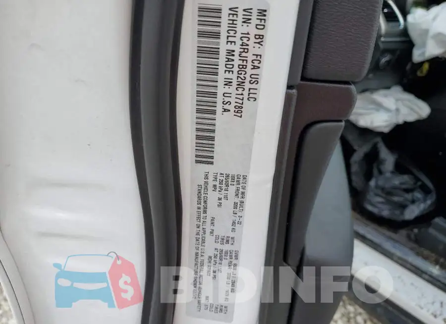 1C4RJFBG2NC177897 Photo# 10