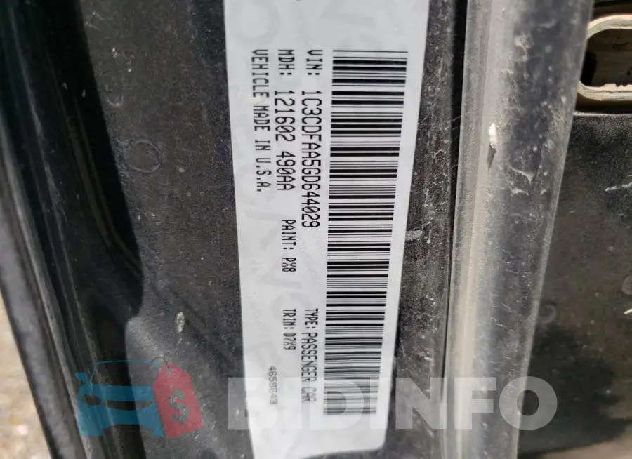 1C3CDFAA5GD644029 Photo# 10