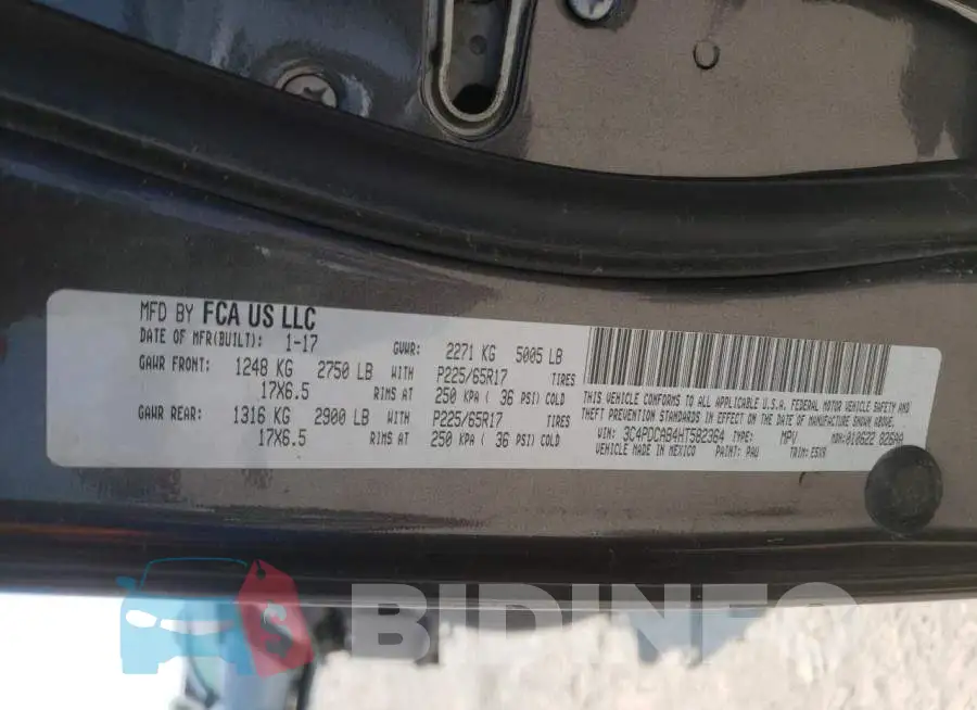 3C4PDCAB4HT582364 Photo# 10