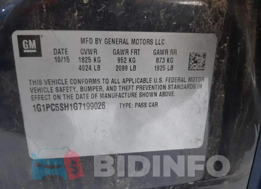 1G1PC5SH1G7199026 Photo# 10