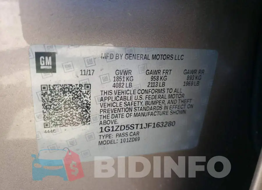 1G1ZD5ST1JF163280 Photo# 10