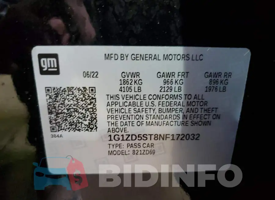 1G1ZD5ST8NF172032 Photo# 10