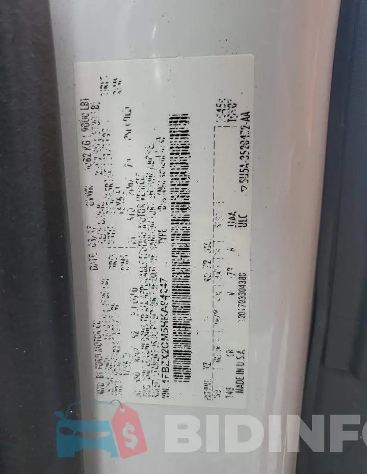 1FBZX2CM5HKA94247 Photo# 10