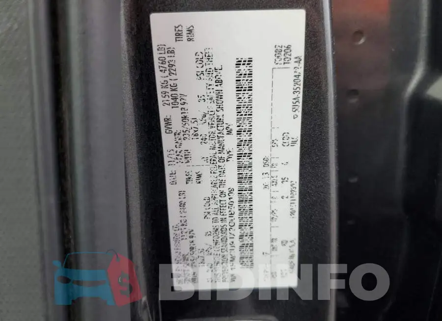 1FMCU9JX2GUB50109 Photo# 10