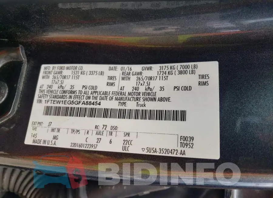 1FTEW1EG5GFA88454 Photo# 10