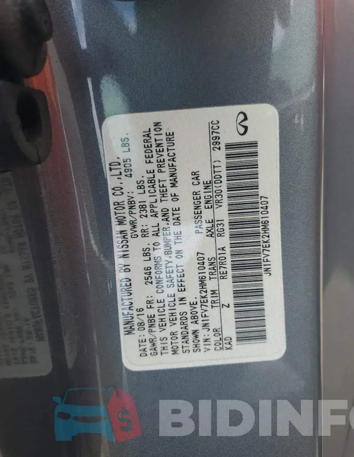 JN1FV7EK2HM610407 Photo# 10