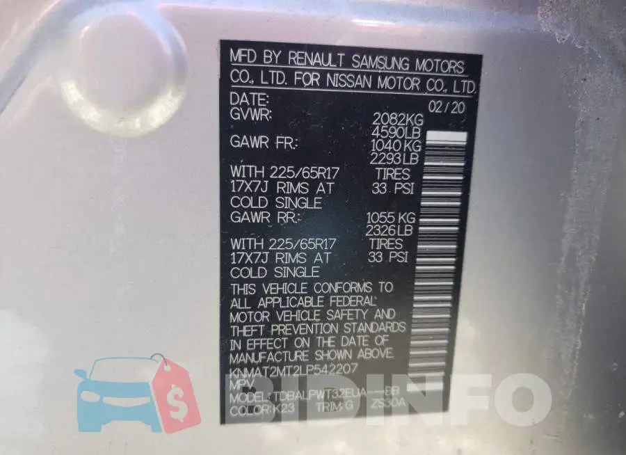 KNMAT2MT2LP542207 Photo# 10