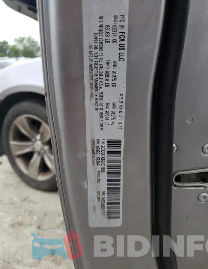 2C3CDXHG1GH317856 Photo# 10