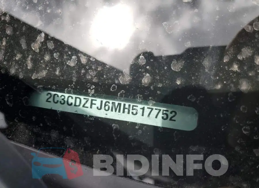 2C3CDZFJ6MH517752 Photo# 10