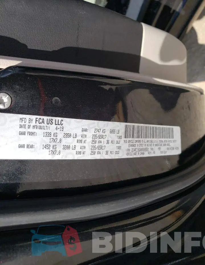 2C4RC1BGXKR685521 Photo# 10