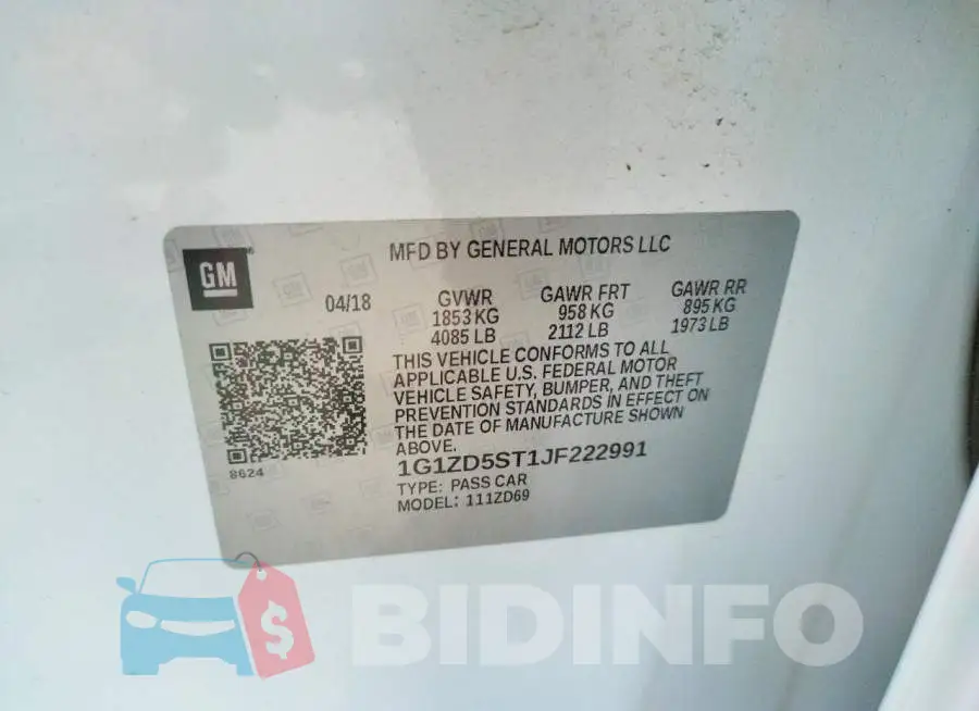 1G1ZD5ST1JF222991 Photo# 10