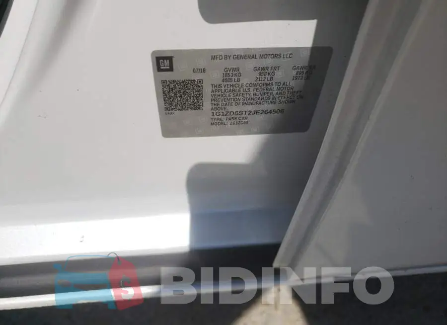 1G1ZD5ST2JF264506 Photo# 10