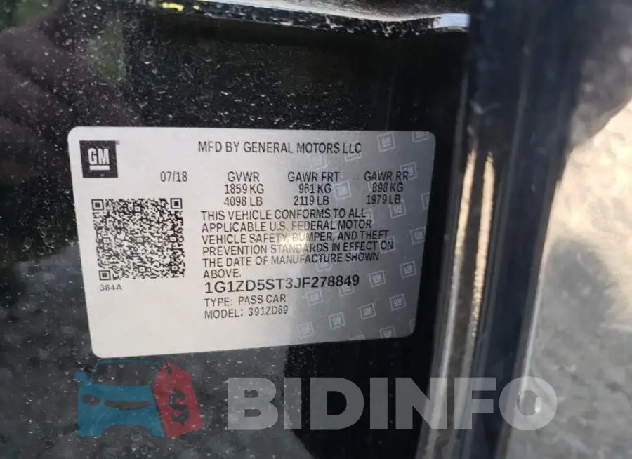 1G1ZD5ST3JF278849 Photo# 10